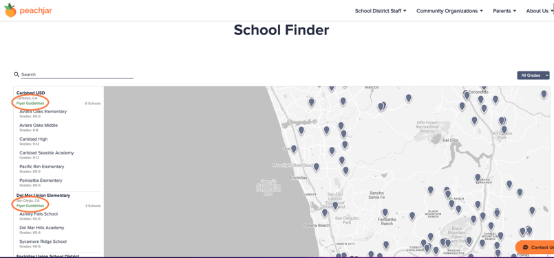 Peachjar School Finder